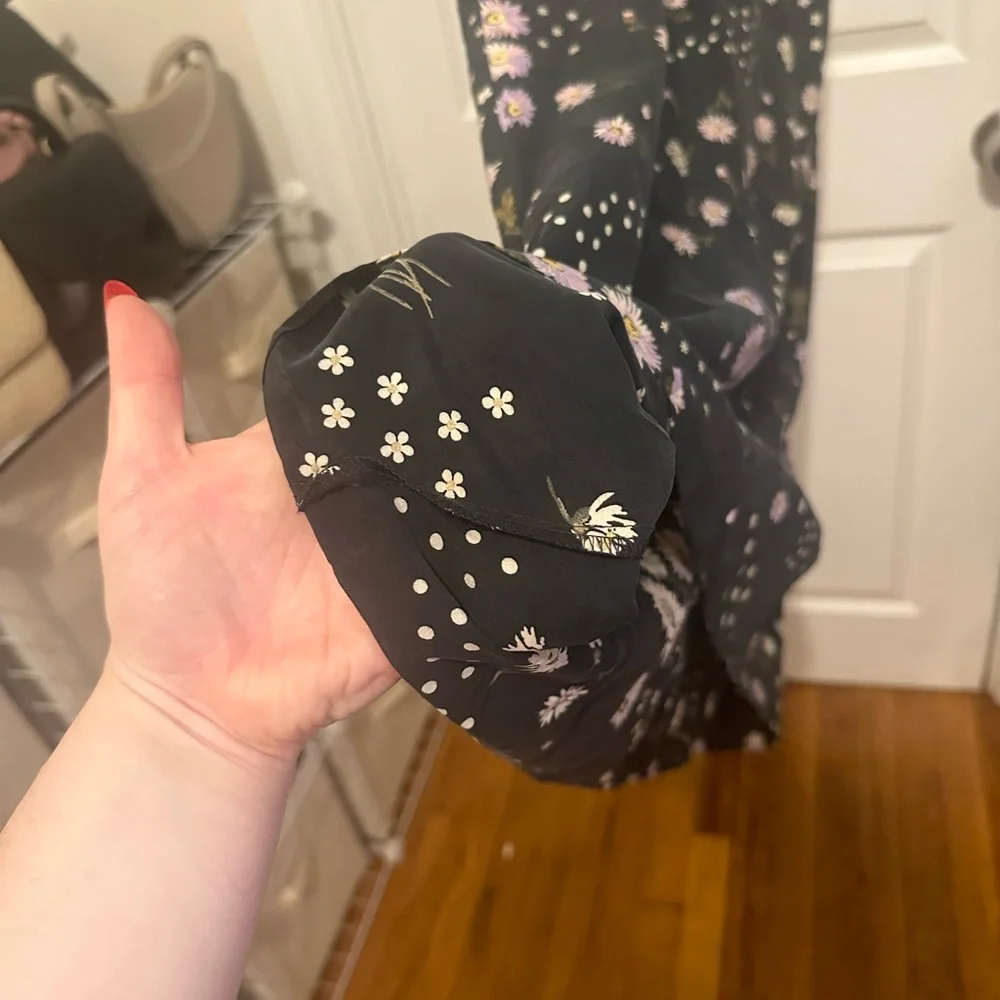 NWT Madewell Silk Eva Slip Dress in Polka Daisies - Picture 6 of 8